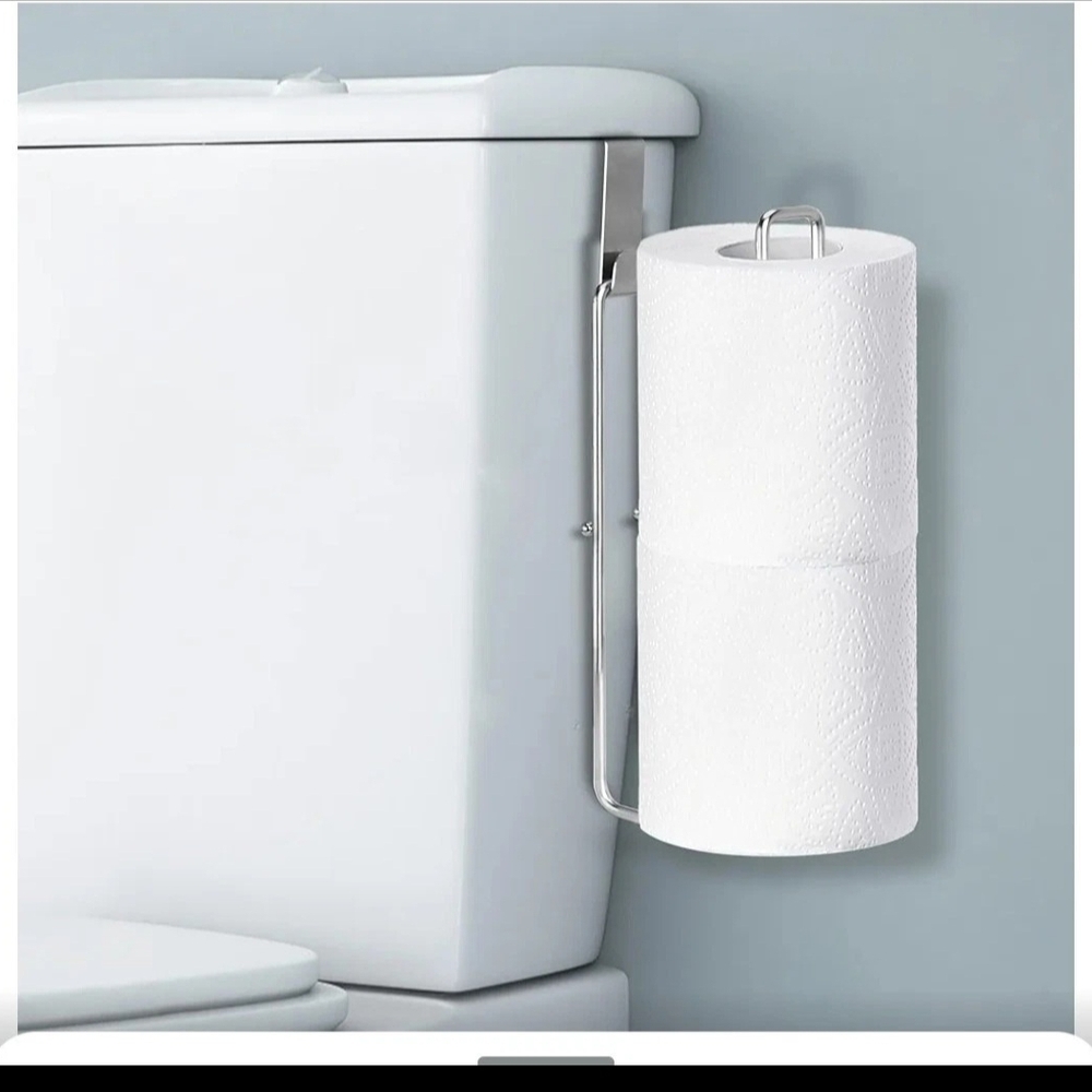 White Toilet Paper Holder